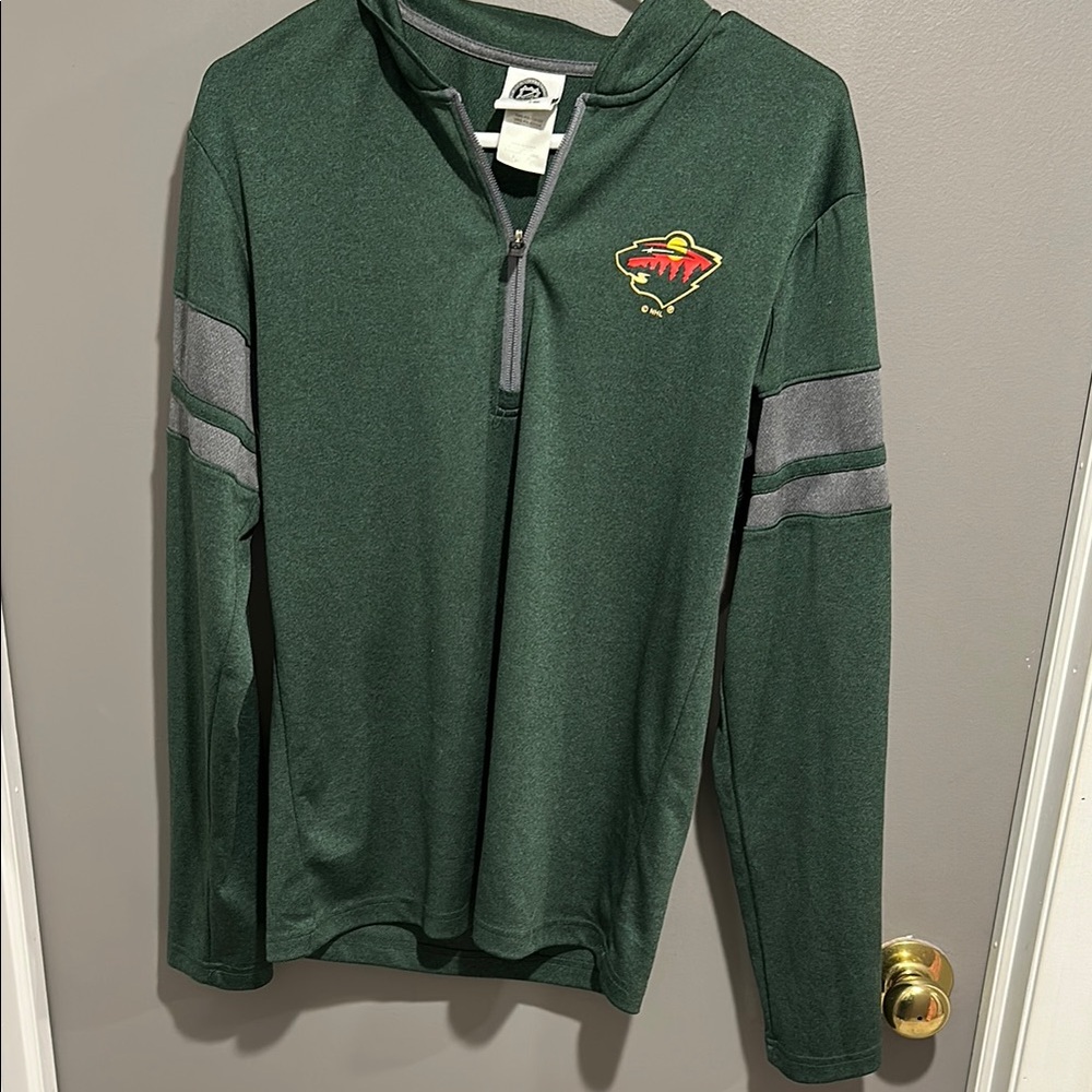 Mn Wild Quarter-Zip Pullover